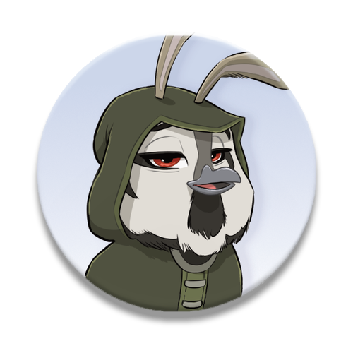 Garret Button Badge